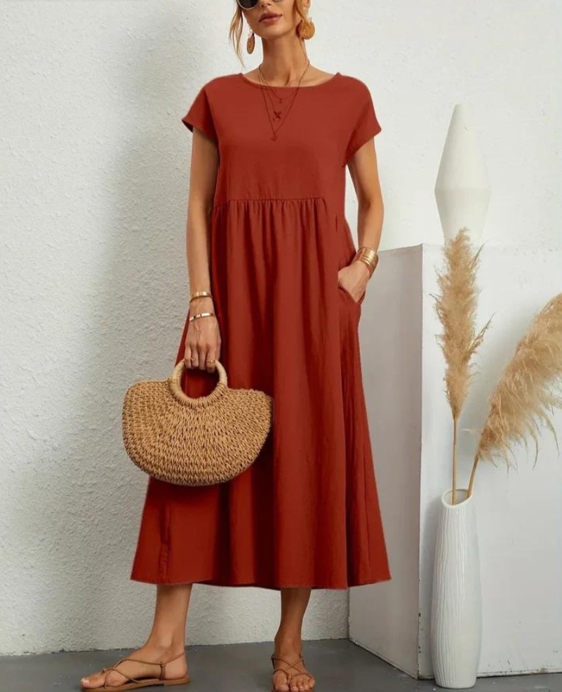 Ruby™ | Elegantes Baumwollkleid