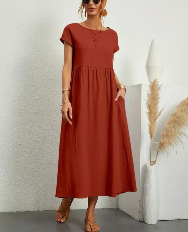 Ruby™ | Elegantes Baumwollkleid