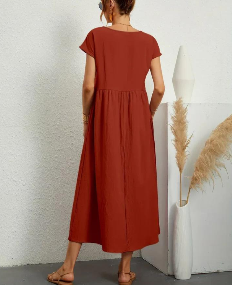 Ruby™ | Elegantes Baumwollkleid