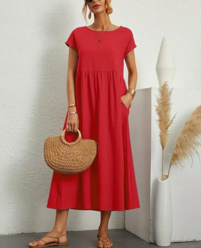 Ruby™ | Elegantes Baumwollkleid