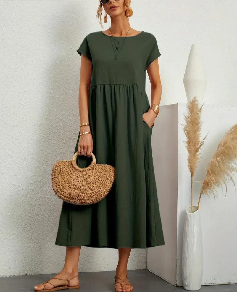 Ruby™ | Elegantes Baumwollkleid