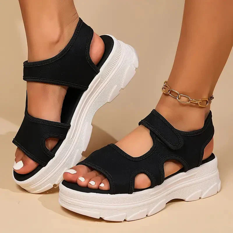 Valenzora | Sandals with arch support, massage wedge sandals, shoes for summer