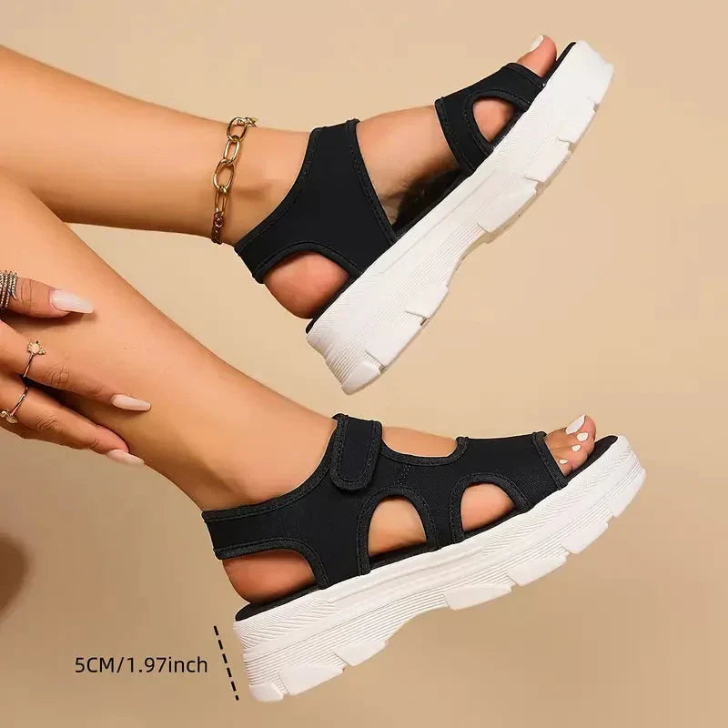 Valenzora | Sandals with arch support, massage wedge sandals, shoes for summer