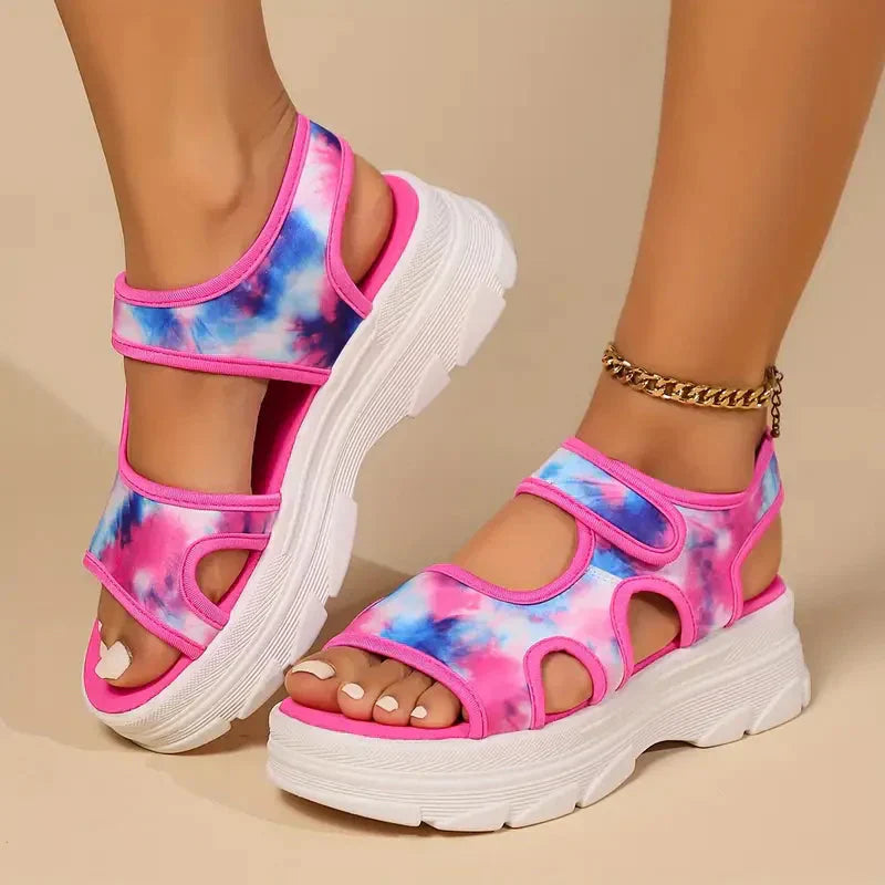 Valenzora | Sandals with arch support, massage wedge sandals, shoes for summer