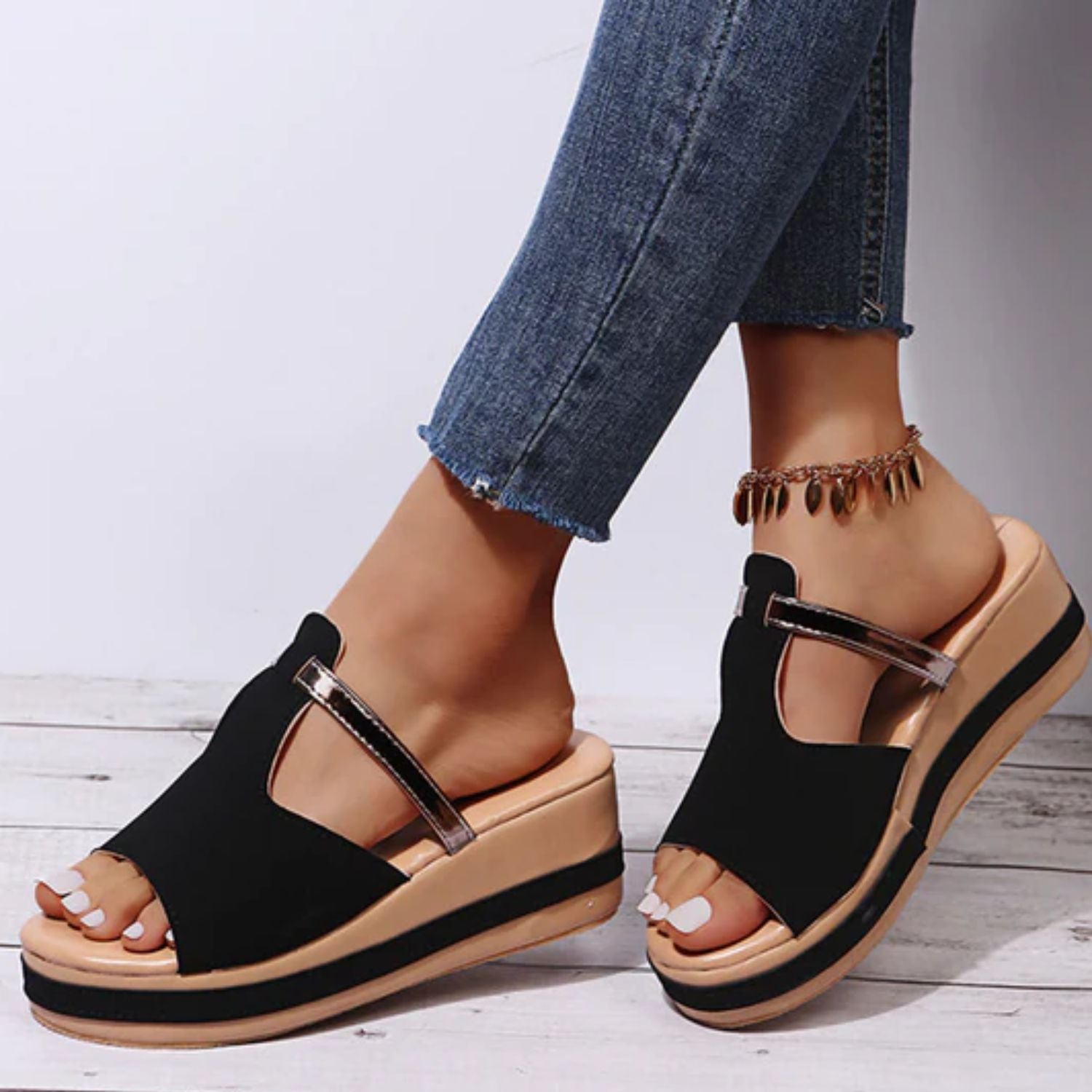 Valenzora | Stylish, orthopedic sandals with high heels