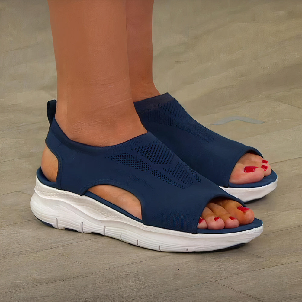 Valenzora | Mesh Slip-on Sandals, Women's Sports Sandals
