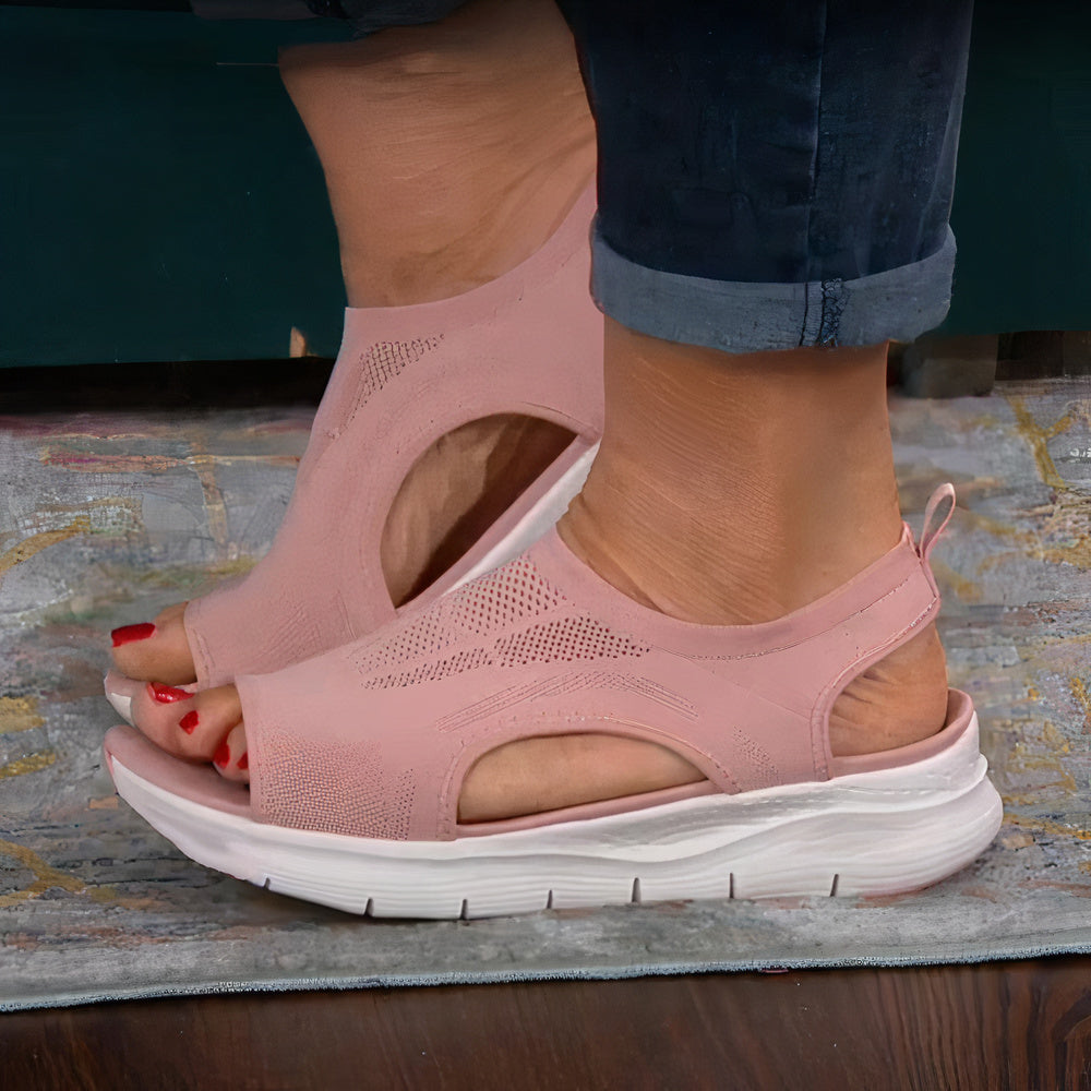 Valenzora | Mesh Slip-on Sandals, Women's Sports Sandals