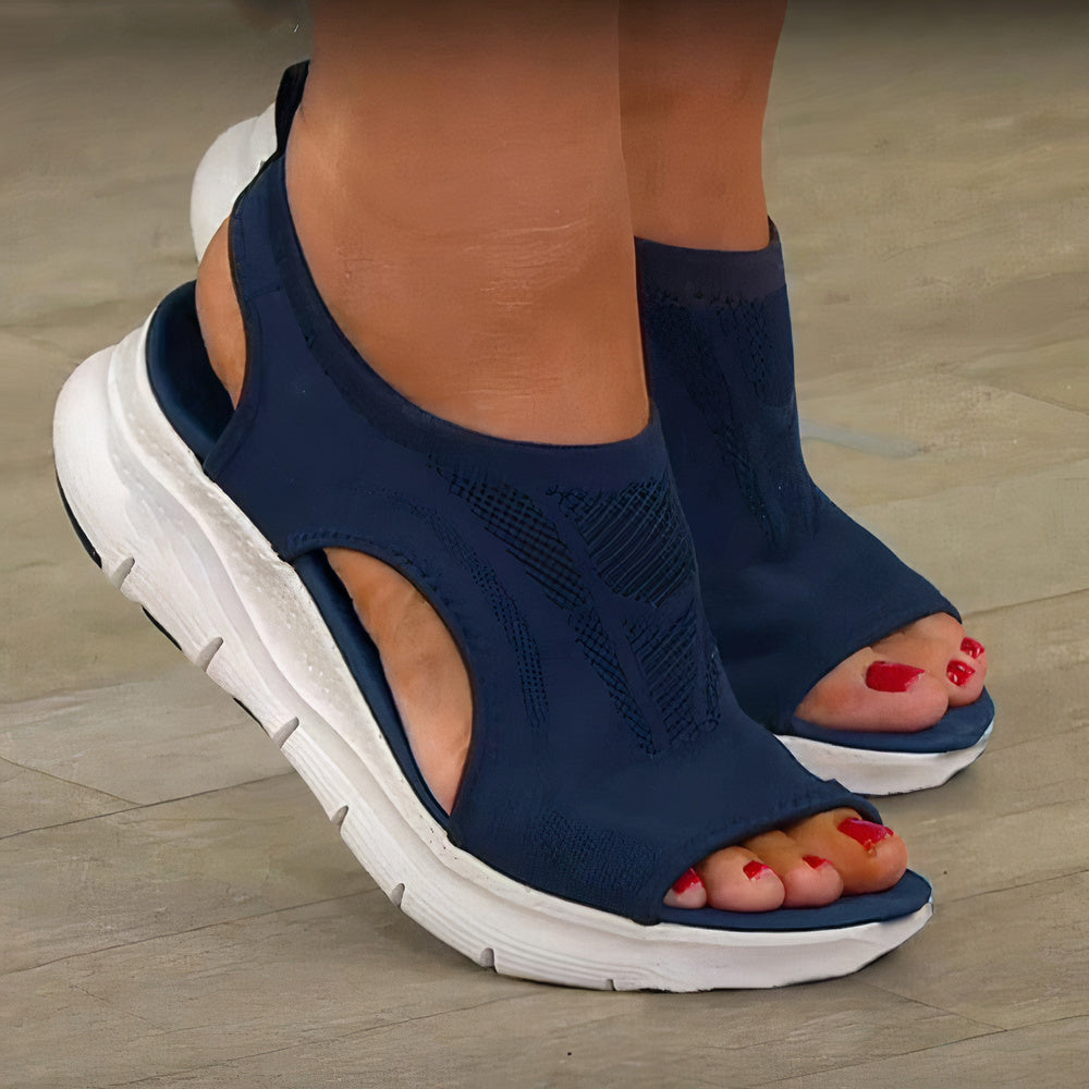 Valenzora | Mesh Slip-on Sandals, Women's Sports Sandals