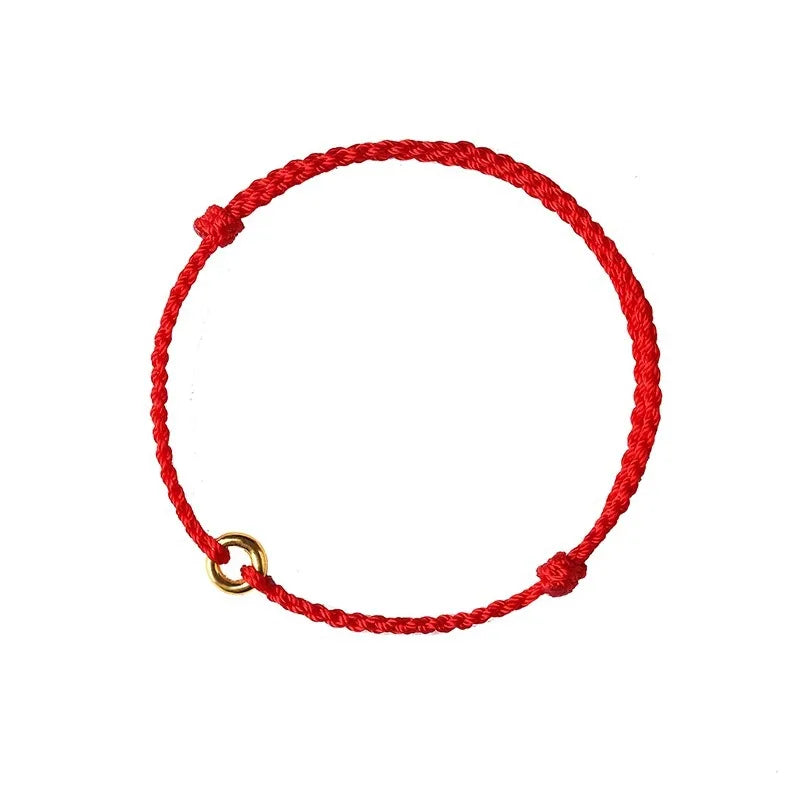 Valenzora | Handwoven Golden Circle Bracelet