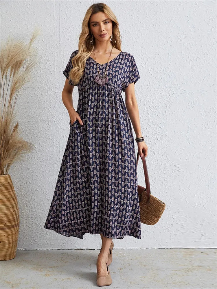 Valenzora | Geräumiges, lässiges Vintage-Kleid