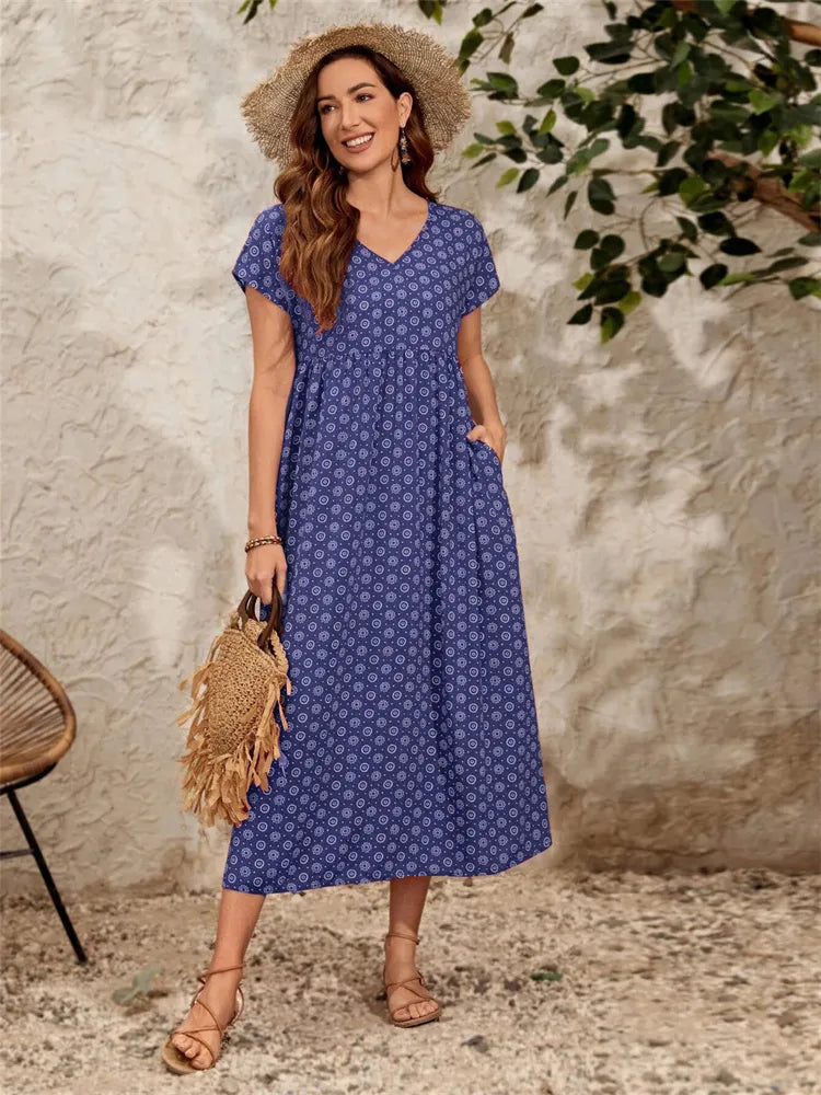 Valenzora | Geräumiges, lässiges Vintage-Kleid