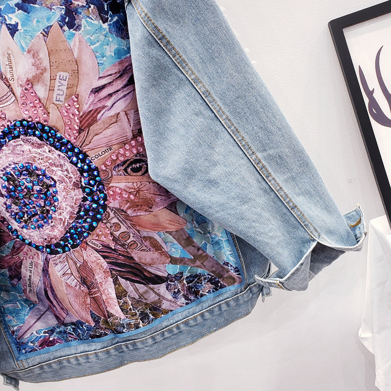 Valenzora | Oversized denim jacket for women | Stylish and comfortable