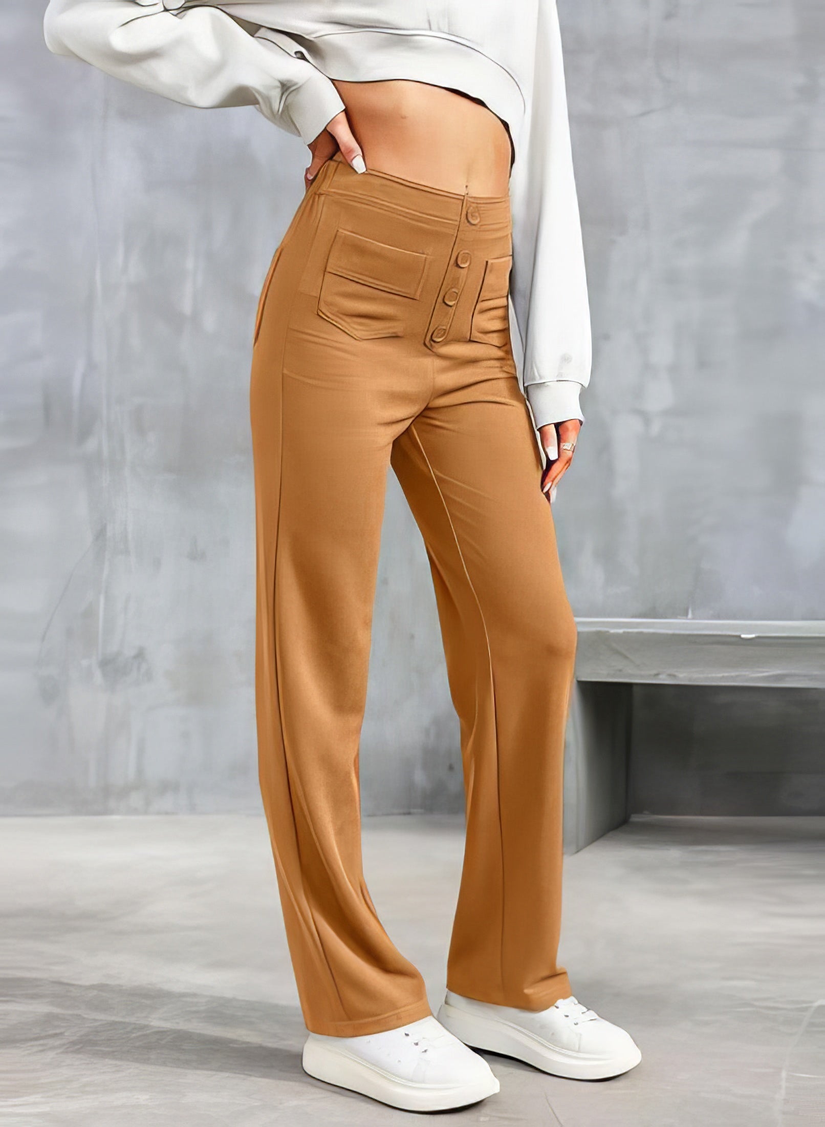 With a high waist