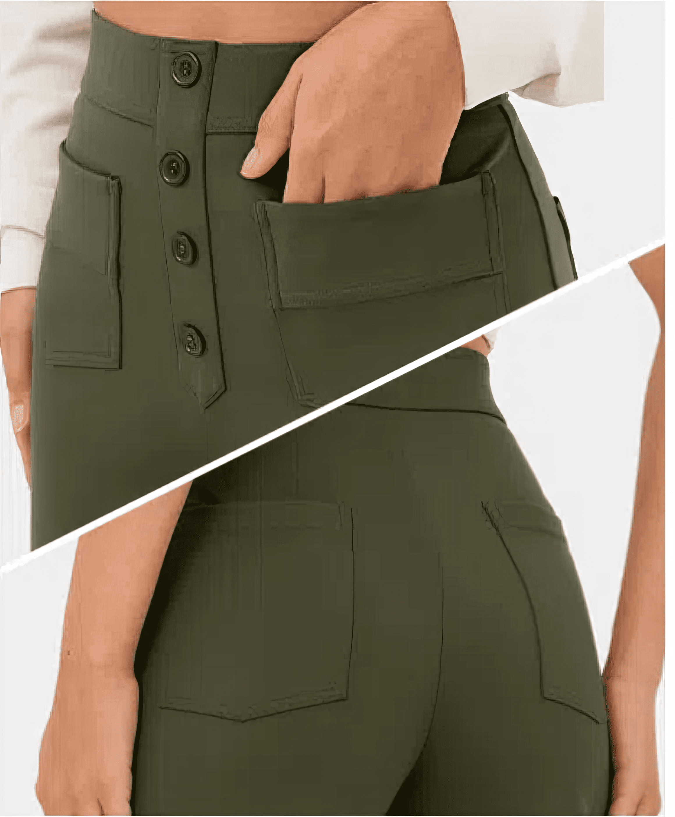 With a high waist