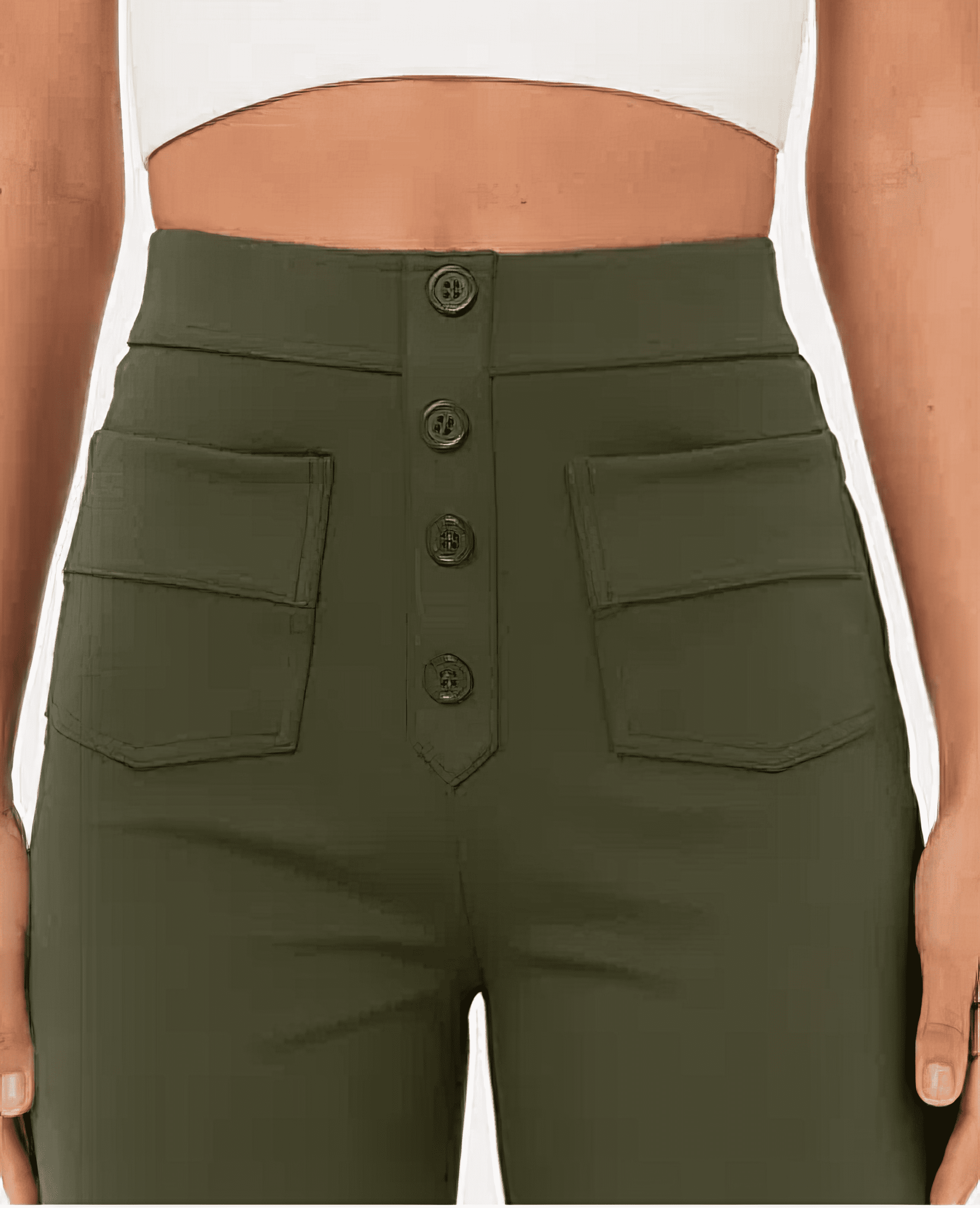 With a high waist