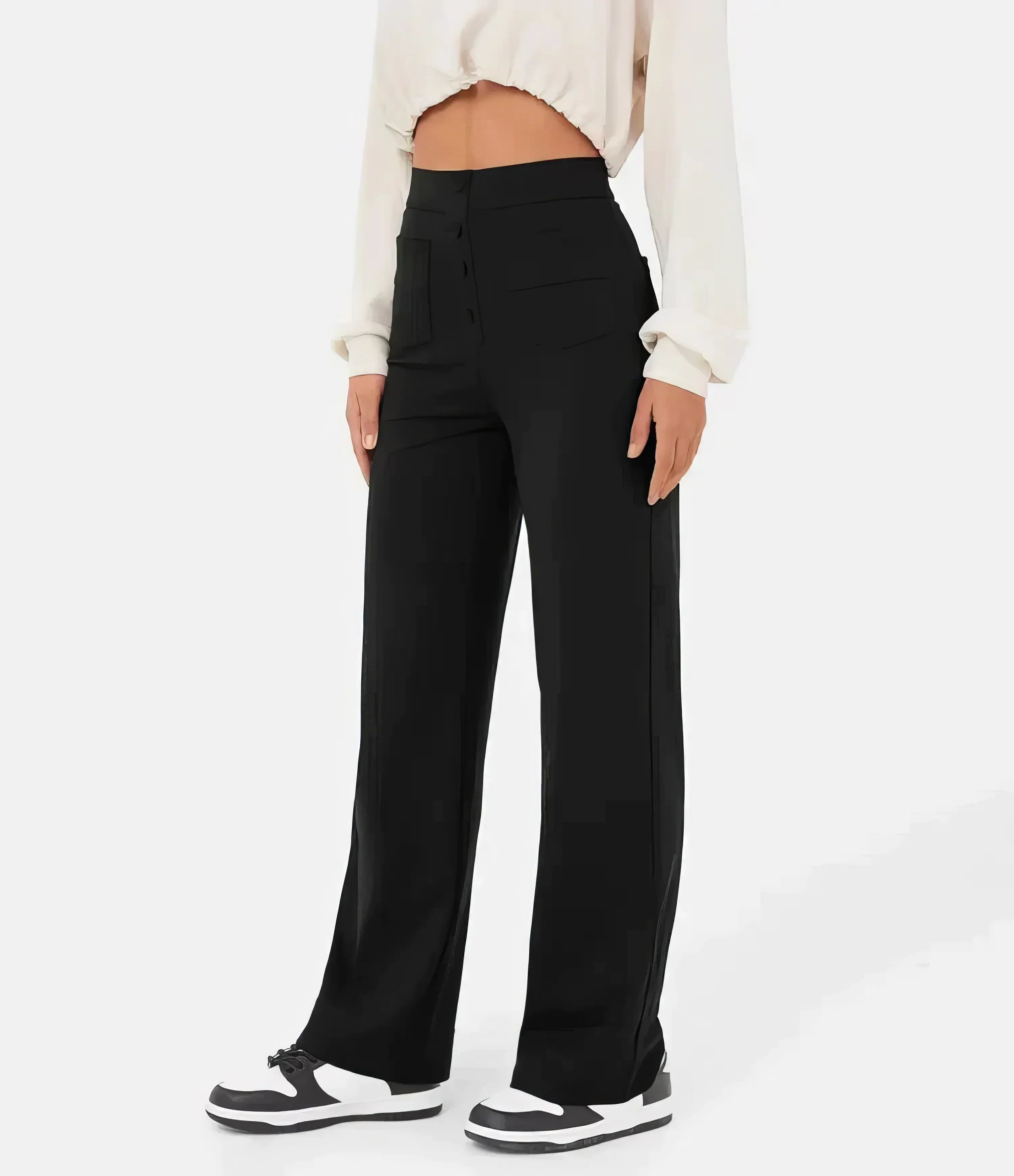 With a high waist