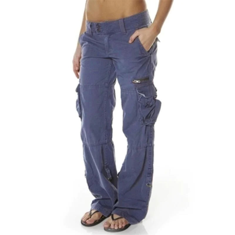 Valenzora | Cargo trousers with pockets for women