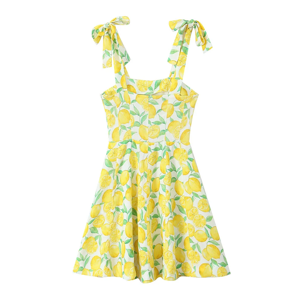 Valenzora - Slim-Fit - With lemon print - Summer