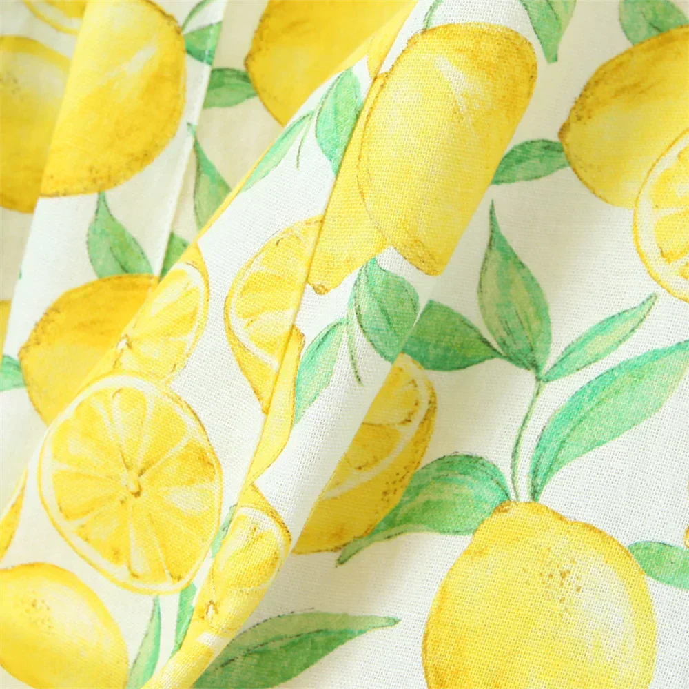 Valenzora - Slim-Fit - With lemon print - Summer
