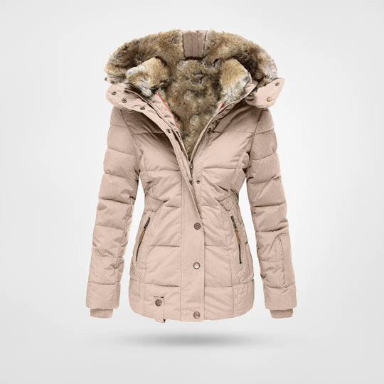 Valenzora - Warm, fashionable winter jacket with lining and hood