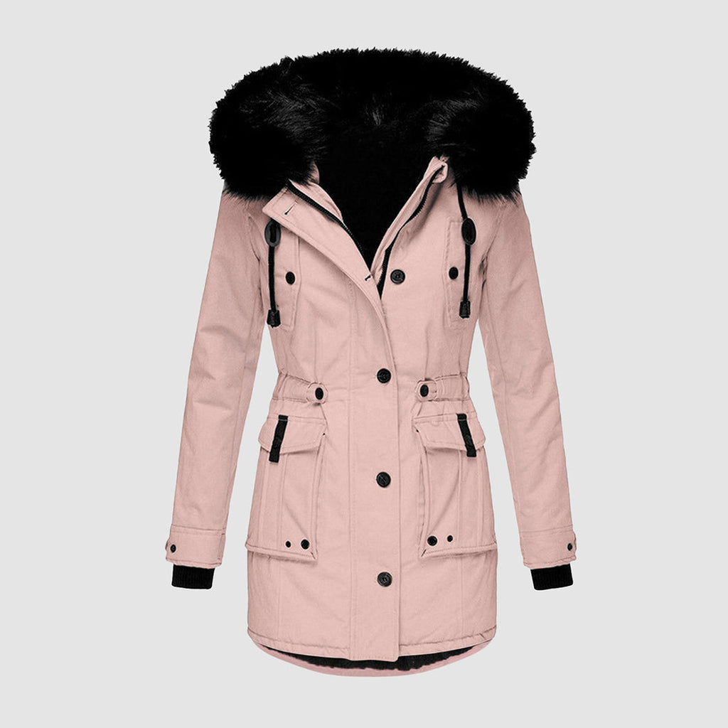 Valenzora - Wasserdichte Winterjacke mit Kapuze für Damen