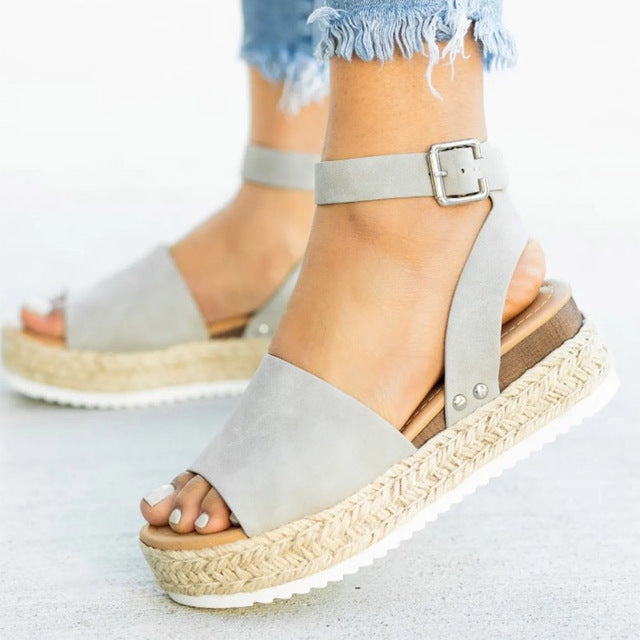 Valenzora | Women's ankle-strap espadrille sandals for summer