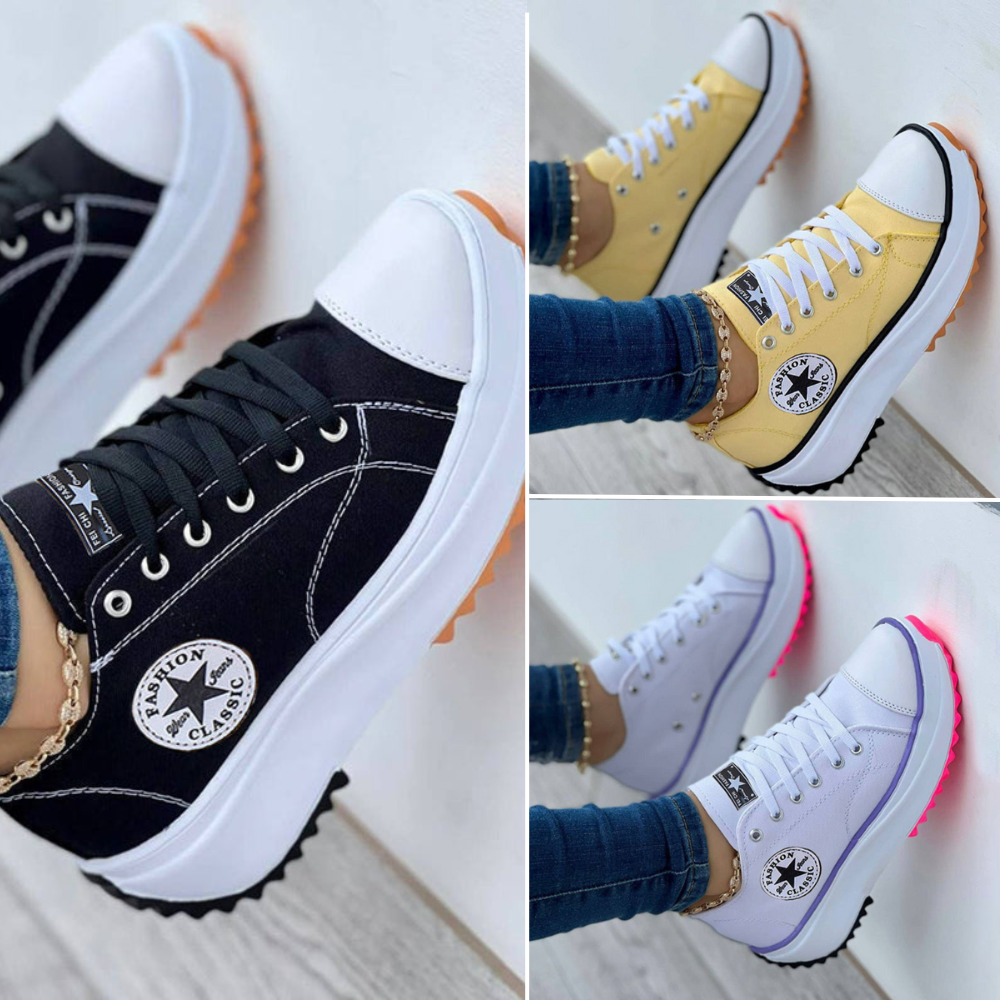 Valenzora | Lace-up sneakers, orthopedic walking shoes, women's shoes