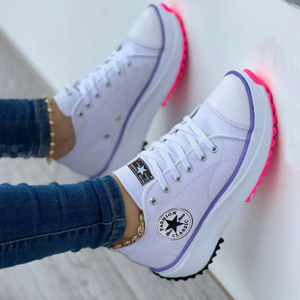 Valenzora | Lace-up sneakers, orthopedic walking shoes, women's shoes