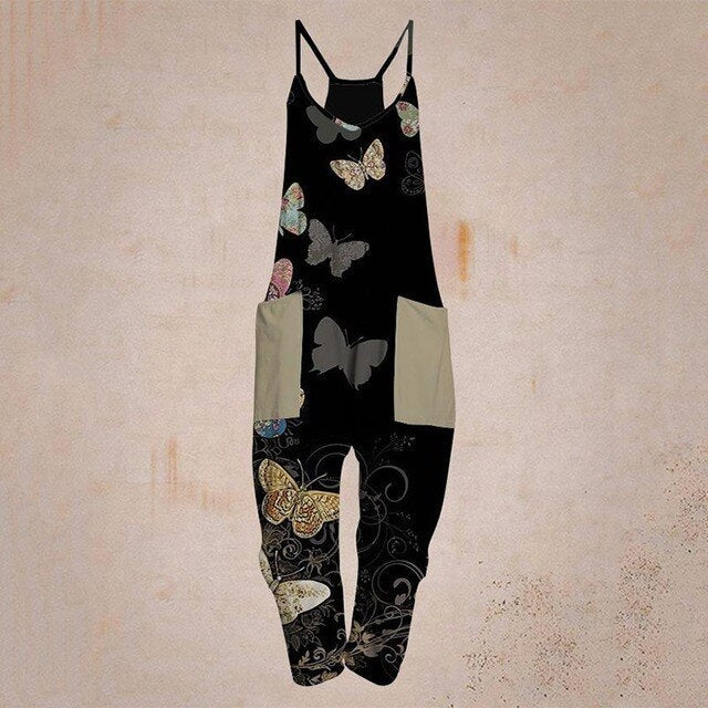Valenzora - Geometric Strap Jumpsuit