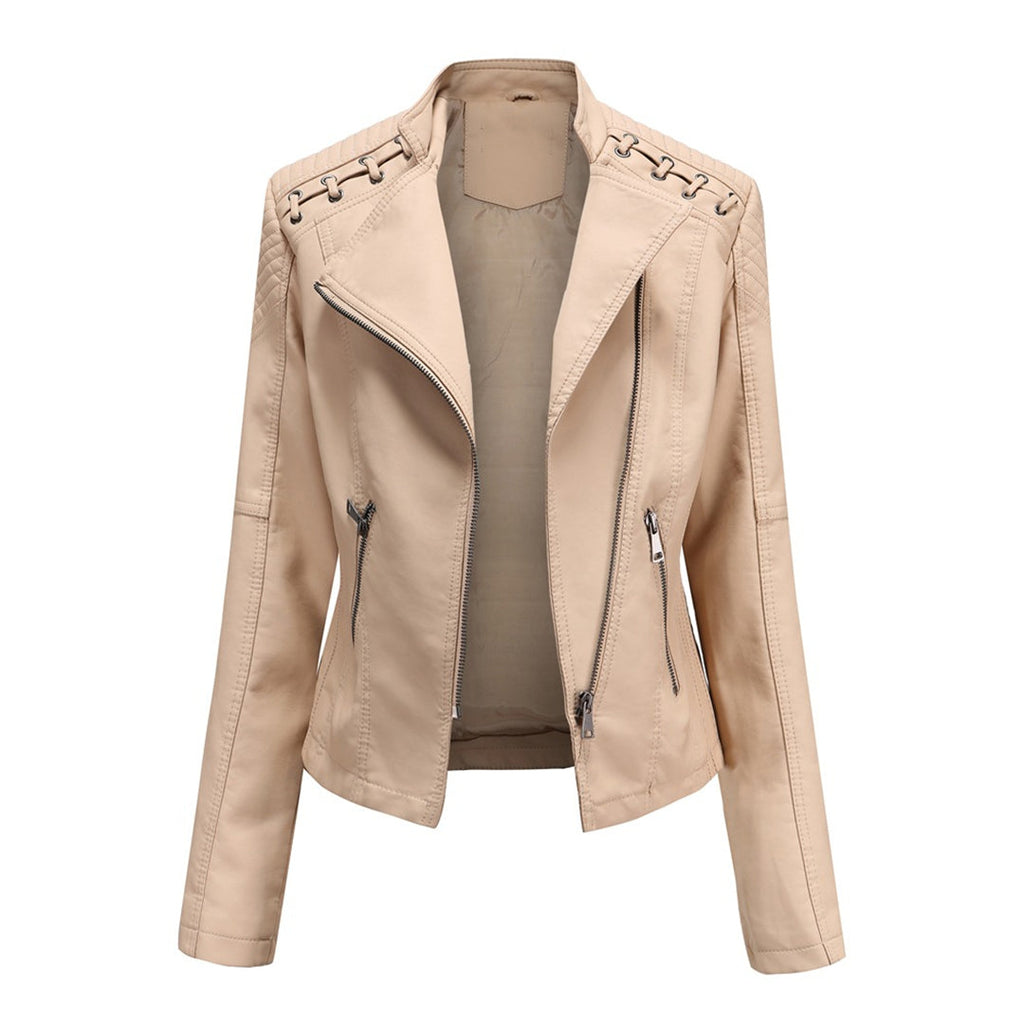 Valenzora - fashionable leather jacket in premium quality
