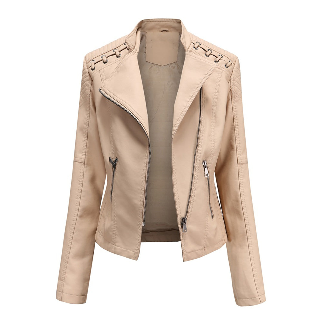 Valenzora - fashionable leather jacket in premium quality