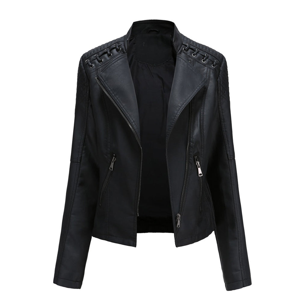 Valenzora - fashionable leather jacket in premium quality