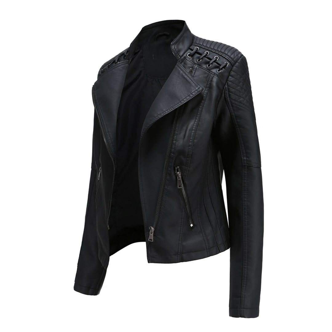 Valenzora - fashionable leather jacket in premium quality