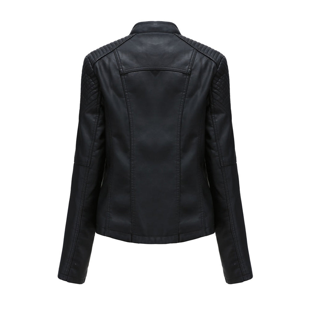 Valenzora - fashionable leather jacket in premium quality