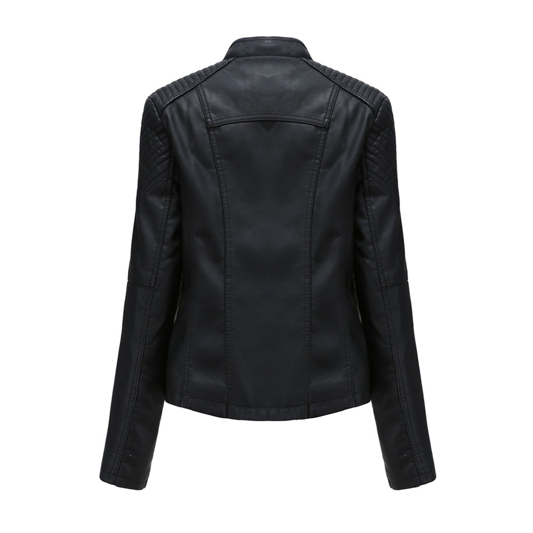 Valenzora - fashionable leather jacket in premium quality