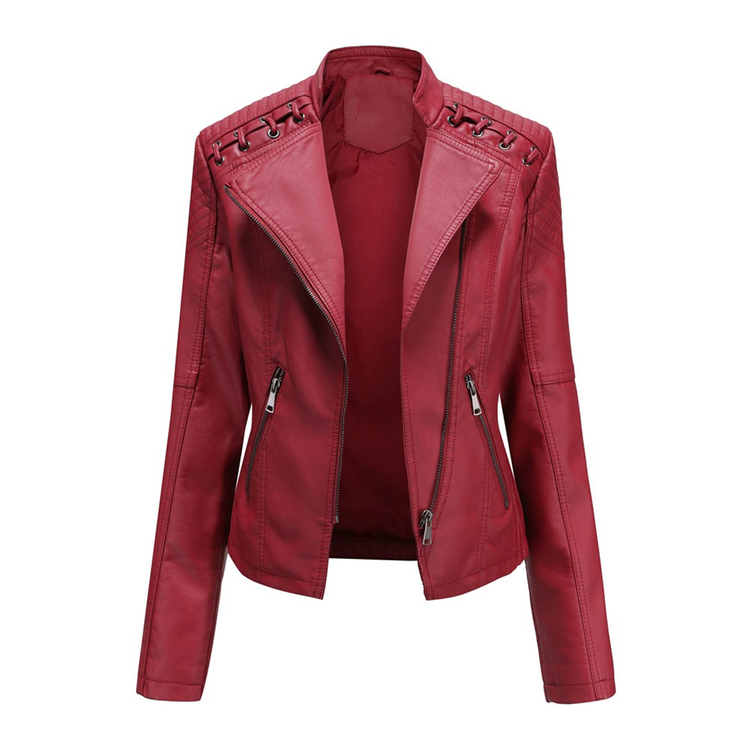 Valenzora - fashionable leather jacket in premium quality