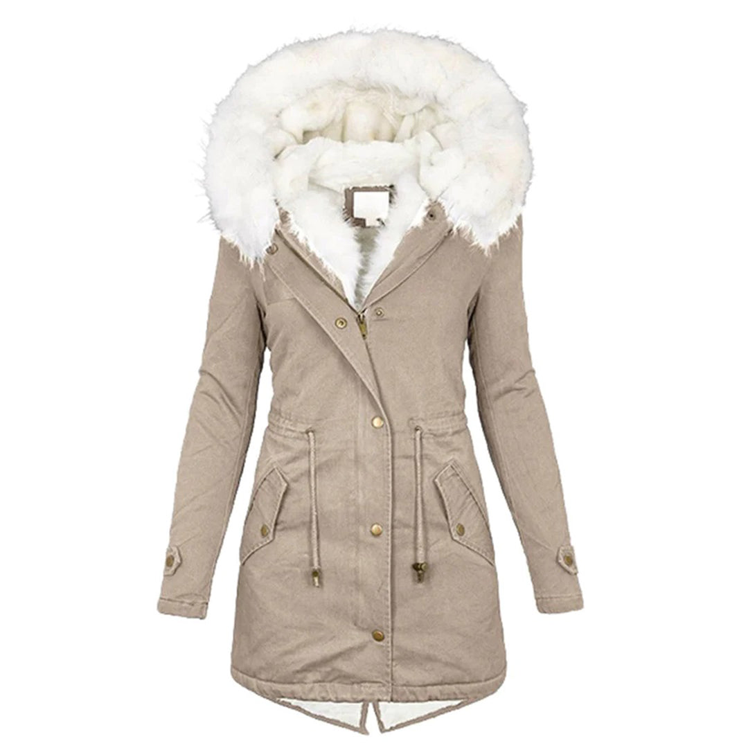 Valenzora | Padded Winter Jacket with Fur for Women