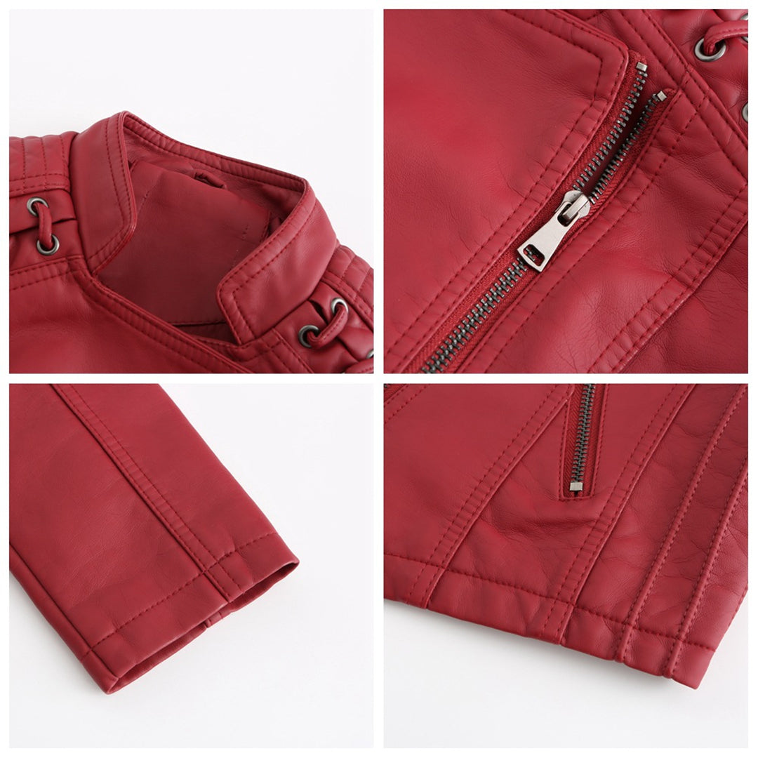 Valenzora - fashionable leather jacket in premium quality