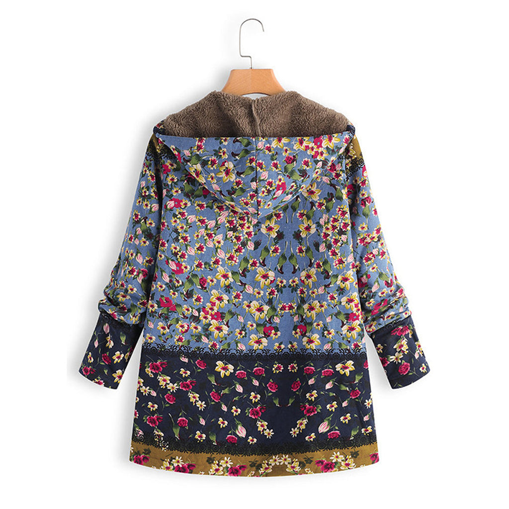 Valenzora | Floral Splendor Jacket - Elegant women's jacket with floral pattern