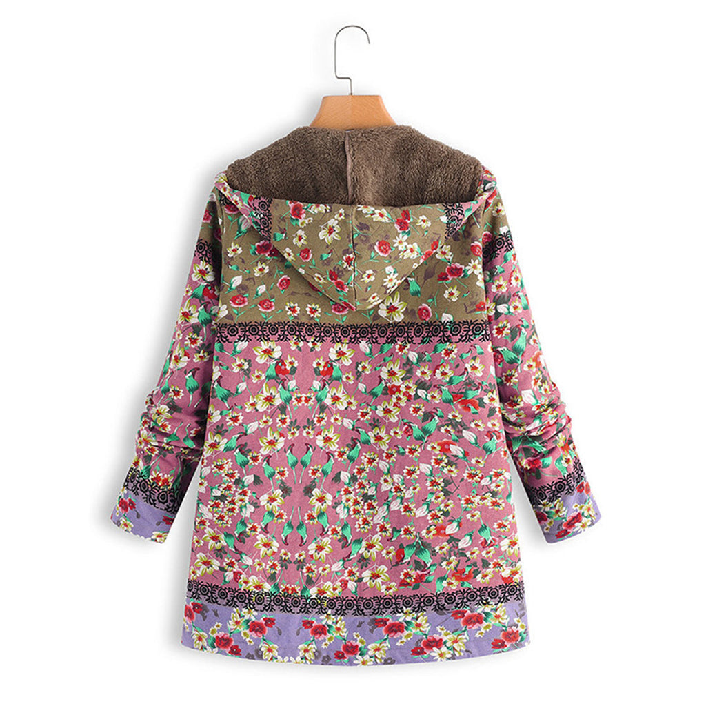 Valenzora | Floral Splendor Jacket - Elegant women's jacket with floral pattern