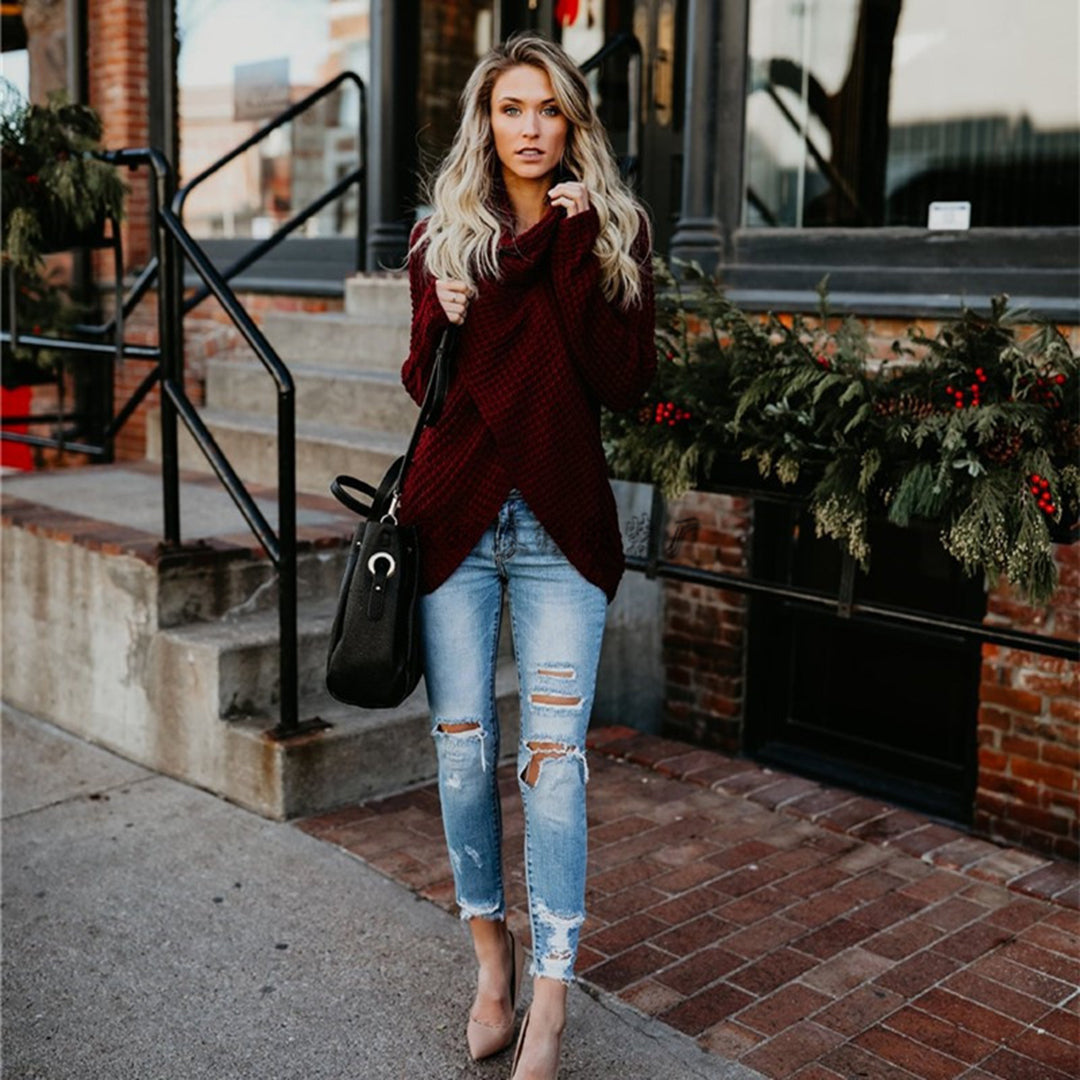 Laurene™ - Elegant striped sweater