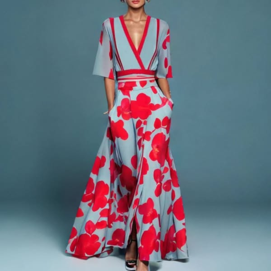 Valenzora | Elegantes Blumenkleid