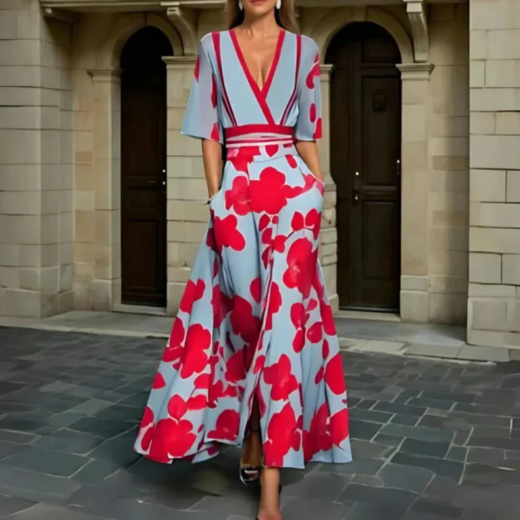 Valenzora | Elegantes Blumenkleid