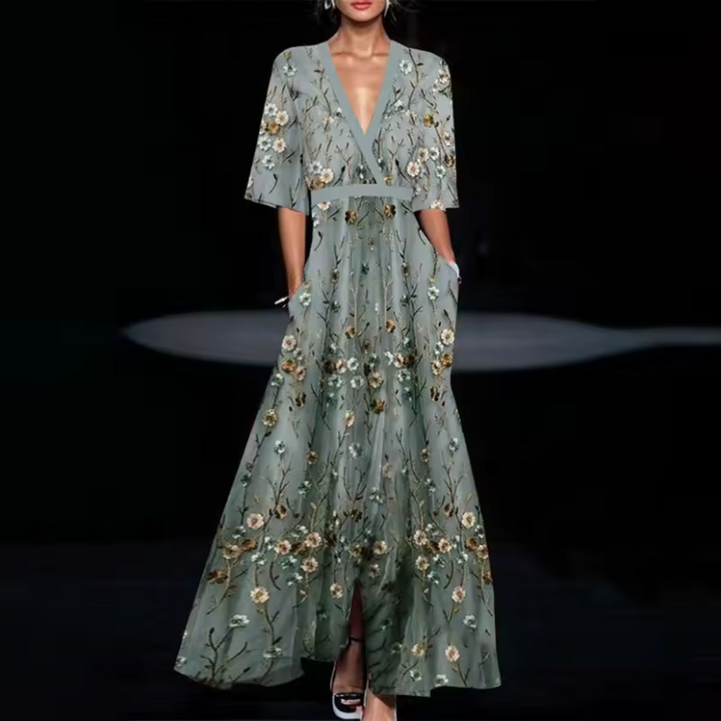 Valenzora | Elegantes Blumenkleid