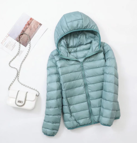 Valenzora | Lightweight down jacket with hood for women