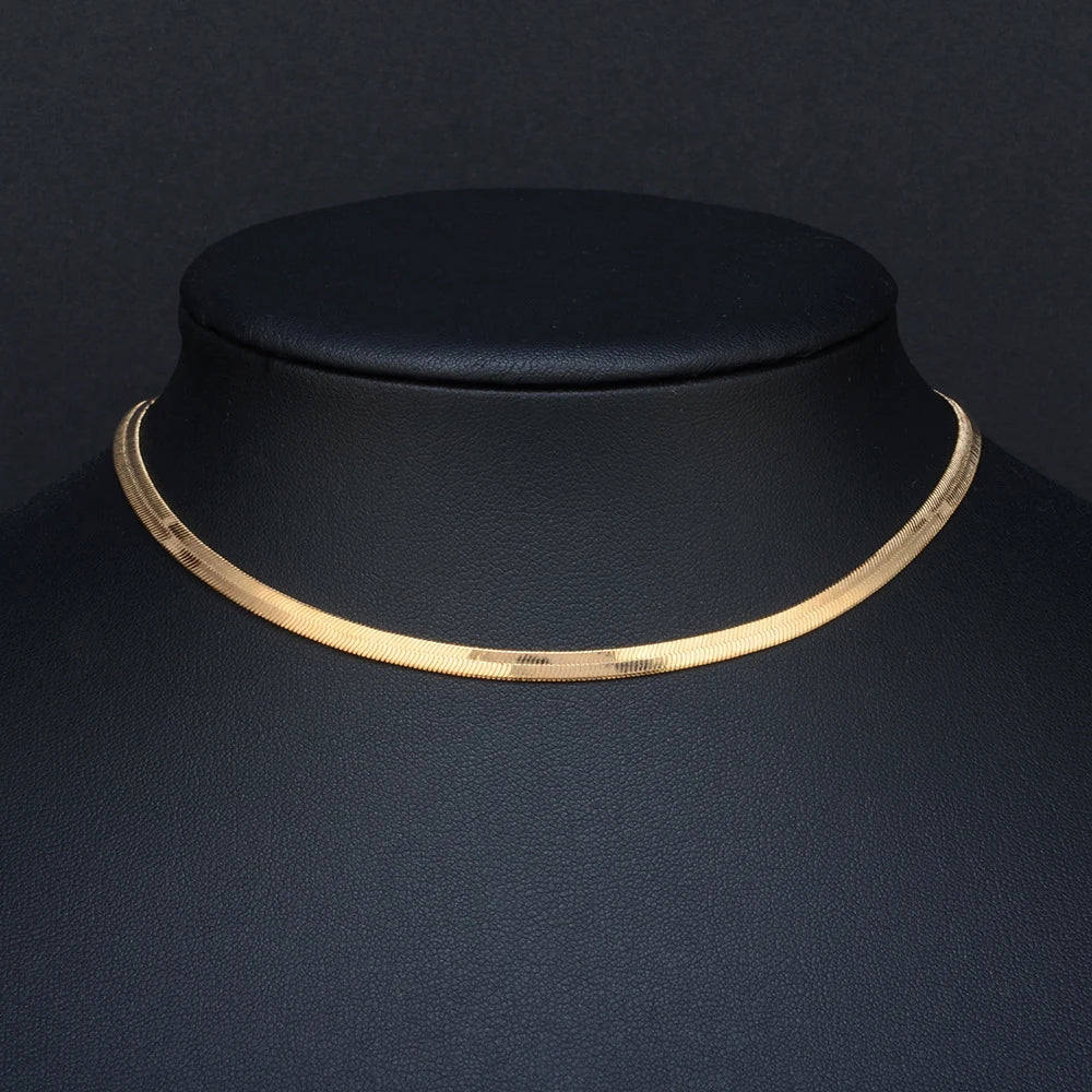 Elle™ - Snake Chain Link Necklace