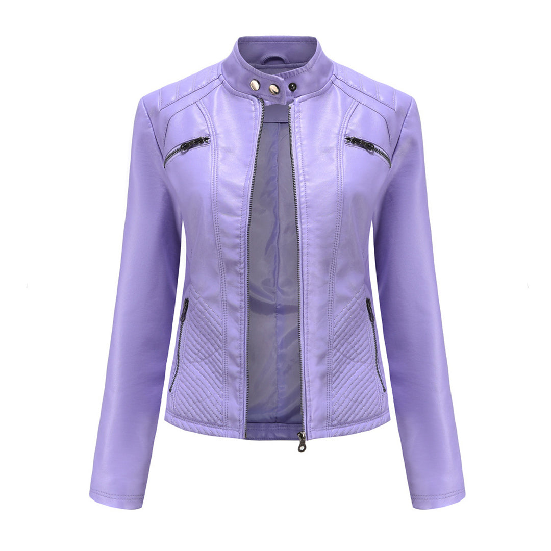 Adriana - Stylish leather jacket