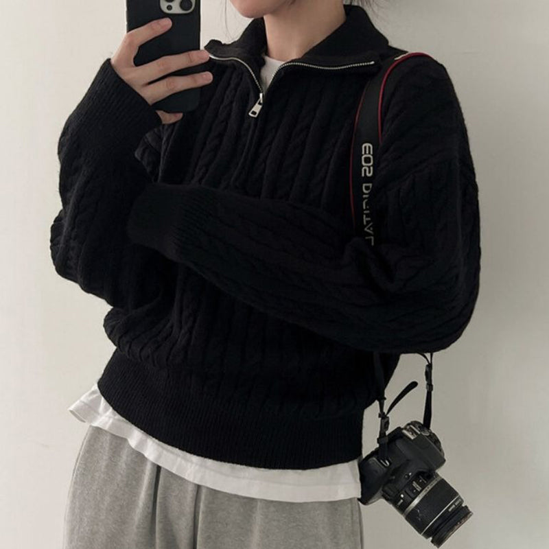 Valenzora | Zip Pullover