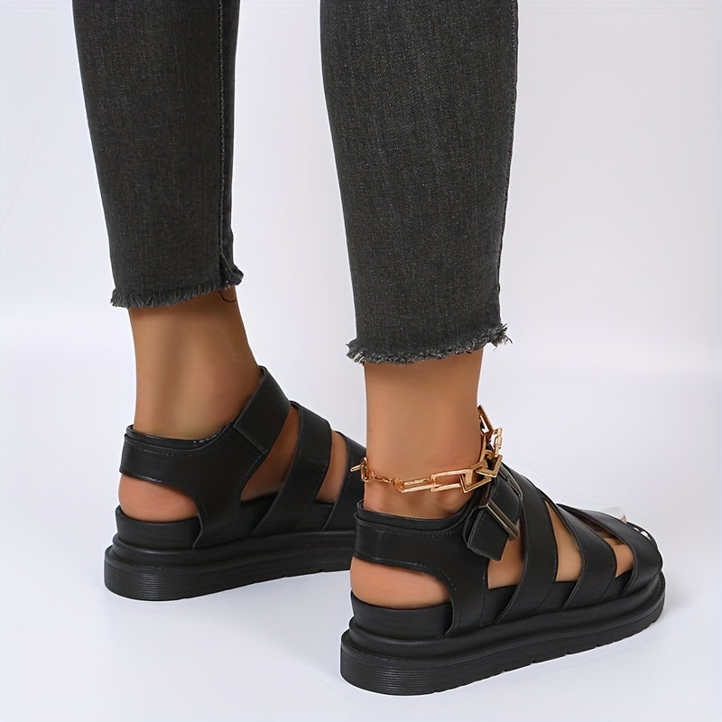 Valenzora | Sandals with buckle straps