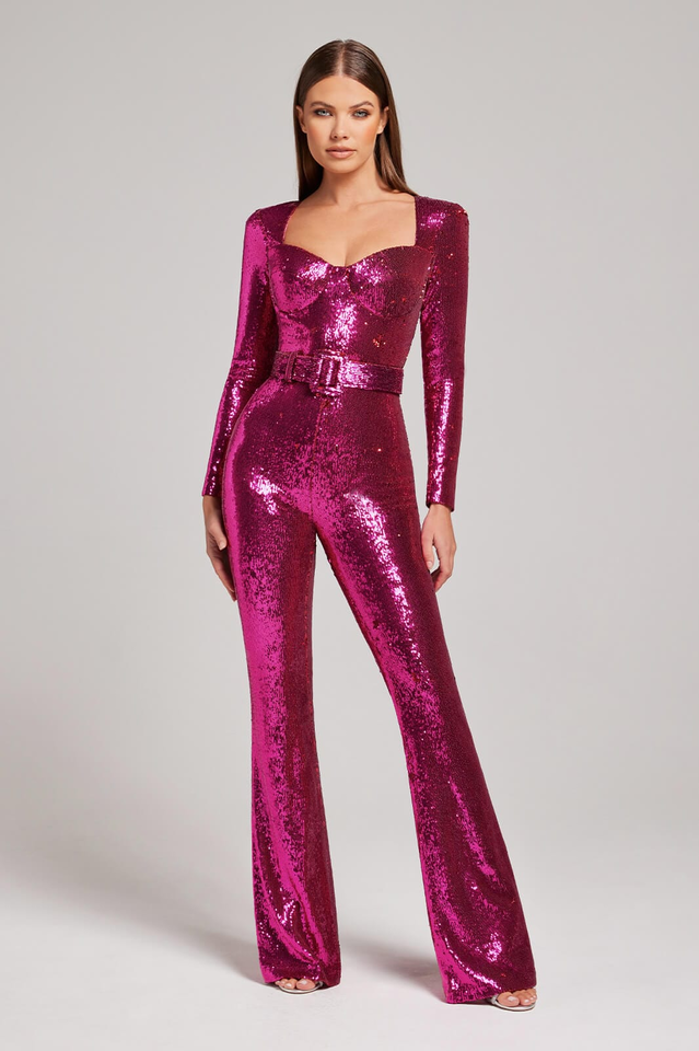 Valenzora Marissa Sequin Jumpsuit